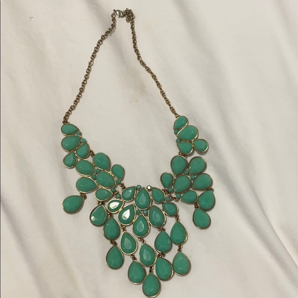 Turquoise statement necklace